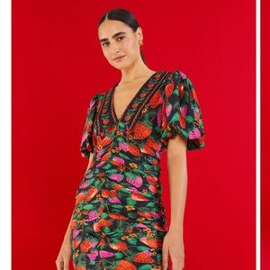 FARM RIO LADY STRAWBERRYMINI DRESS / SIZE XL / NEVER WORN, WITH TAGS